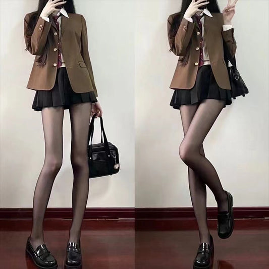 纯色连裤丝袜超薄黑丝